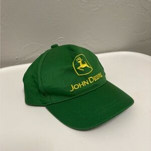 John Deere Toddler Adjustable Hat Yellow Green Trucker NWOT